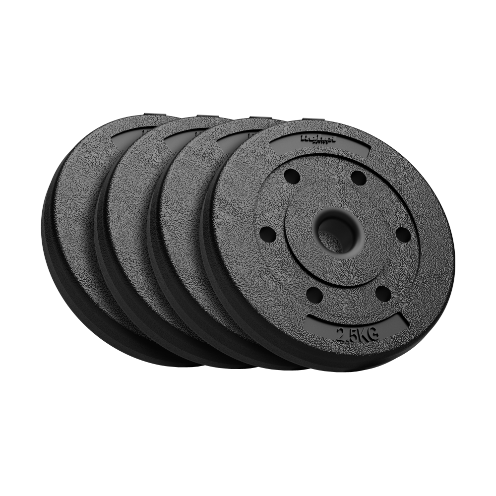 Belastning av bitumenpaket 4x2,5 kg, 31 mm hål, REBEL ACTIVE