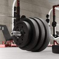 Belastning av bitumenpaket 4x2,5 kg, 31 mm hål, REBEL ACTIVE