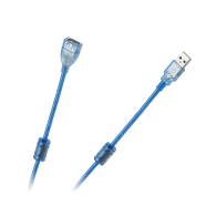USB 2.0 förlängningskabel A till A med skärm och filter 5m