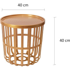 Bord Zen guld Branq 1850 | HandlaSmidigt.se