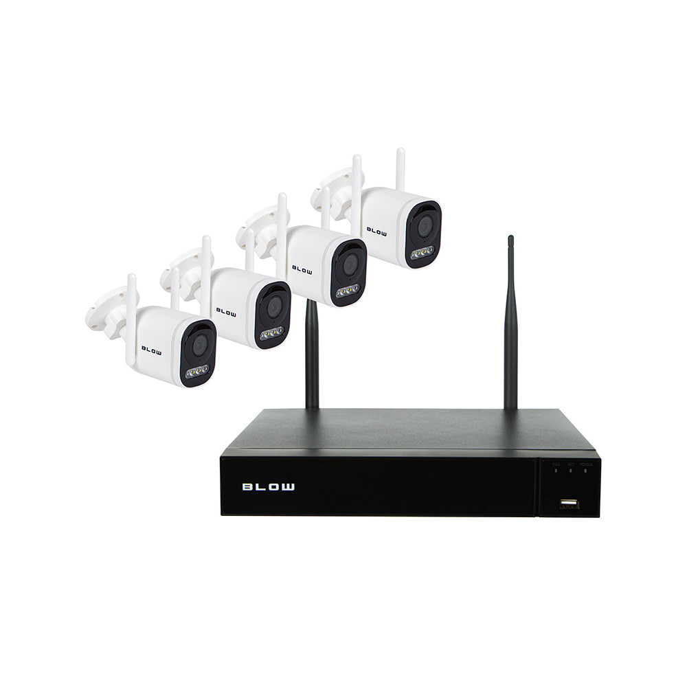 78-844- WiFi övervakningsset blow 4x5mp utan hårddisk bl-w5bp4/wifi