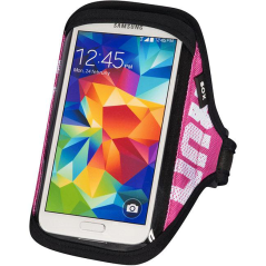SOX sportarmband för smartphone RUN AWAY S/M 25-33cm rosa