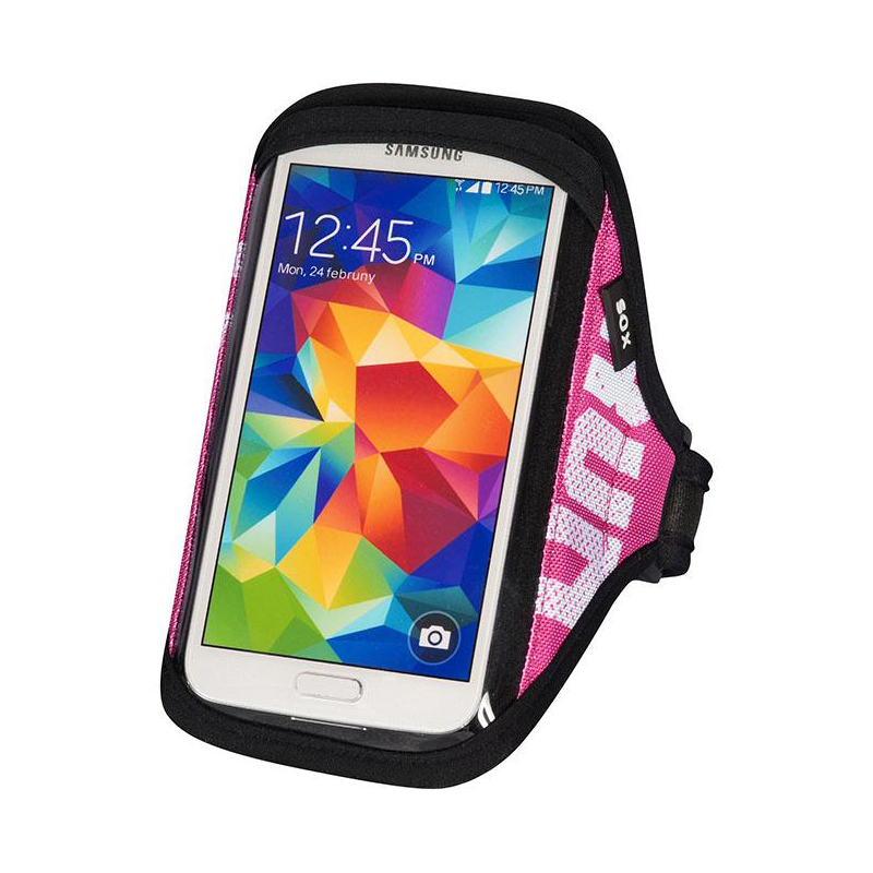 SOX sportarmband för smartphone RUN AWAY S/M 25-33cm rosa