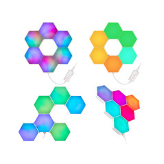 Hexagonala RGB-lampor Tracer Ambience - Smart Hexagon
