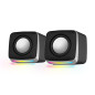 EGS108 Esperanza högtalare 2.0 usb led regnbåge ambient