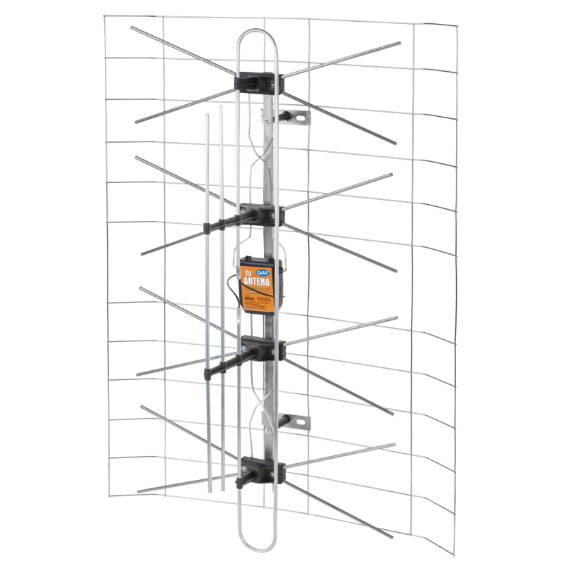 TV-antennnät komplett (strömförsörjning + förstärkare) + DIPOL 3DX