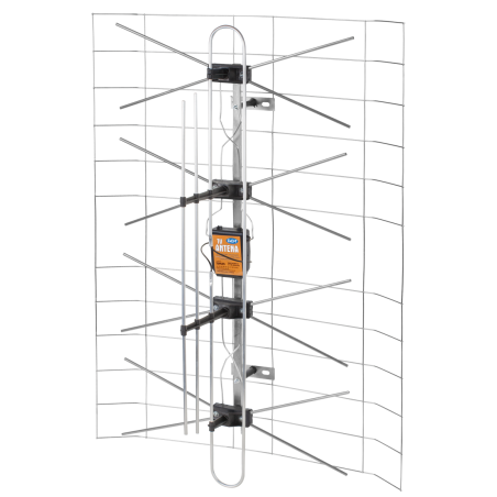 TV-antennnät komplett (strömförsörjning + förstärkare) + DIPOL 3DX