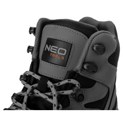 Arbetsskor S3 SRC, metallfria, grå, storlek 46.