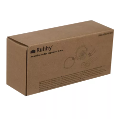 Kapslar för återanvändning av kaffe - 6 st. Ruhhy 23028