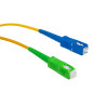 Patchkabel fiberkabel Maclean, SC/APC-SC/UPC SM 9/125 LSZH, enkelmod, längd 10m, simplex, G657A2, MCTV-404