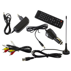 TV nvox digital hdtv led 24 tum med tuner dvbt/t2 hevc/h.265 12/24/230v