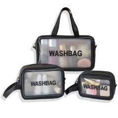 BQ76 Reseväska för kosmetika, set om 3 stycken