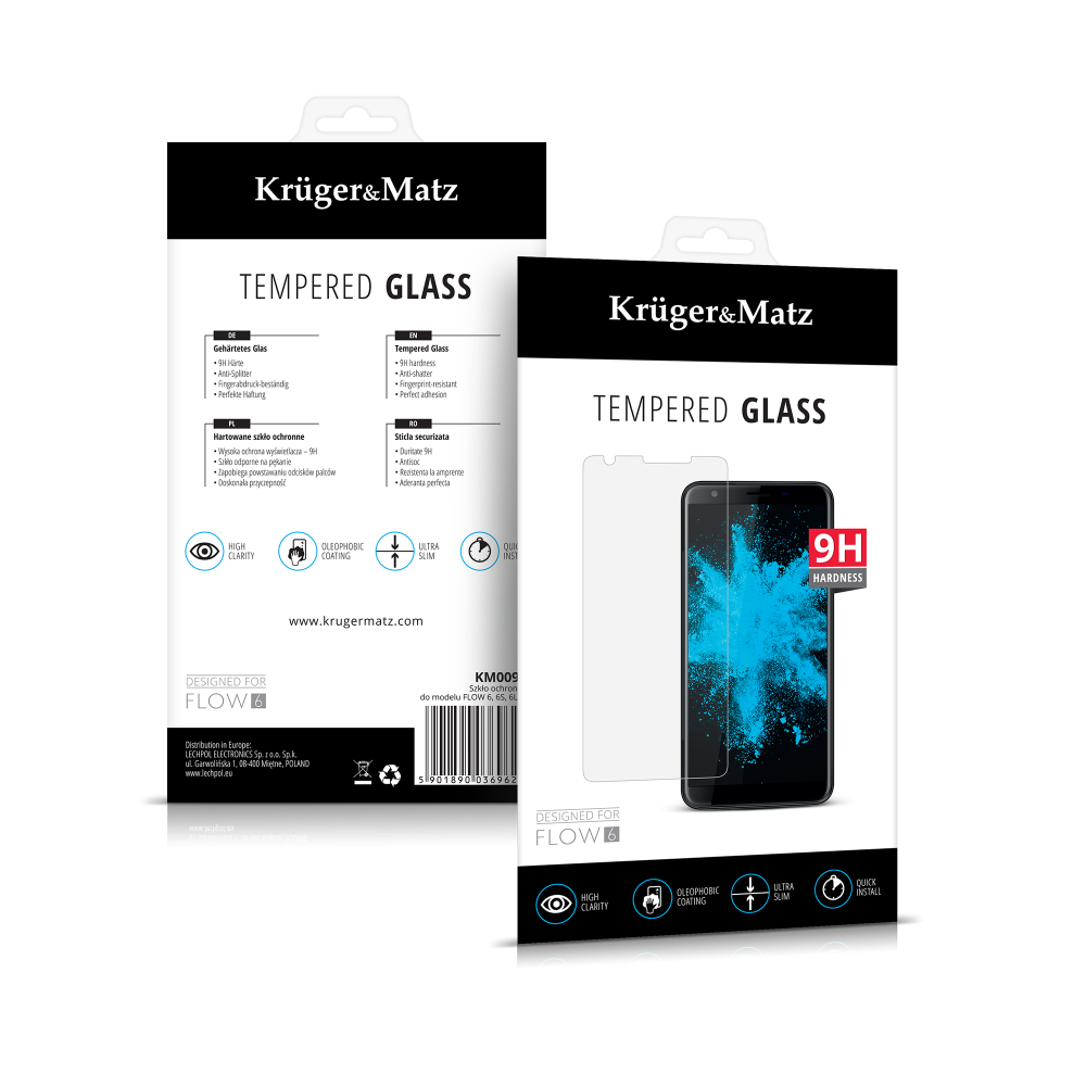 Skyddsglas till modell FLOW 6, 6S, 6Lite Skyddsglas till modell FLOW 6, 6S, 6Lite