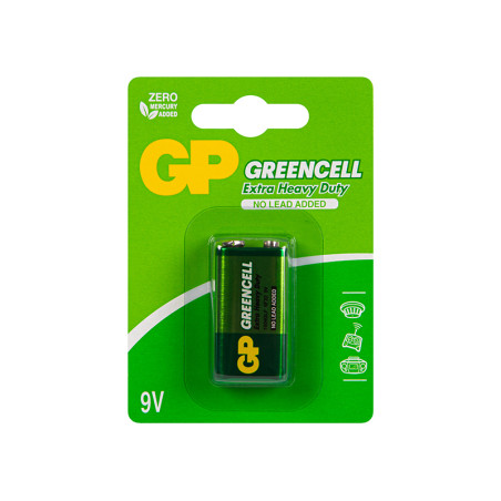 82-633- Batteri 6f22 greencell gp 9v