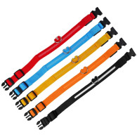 AG232D Lysande LED-halsband 32-37cm svart