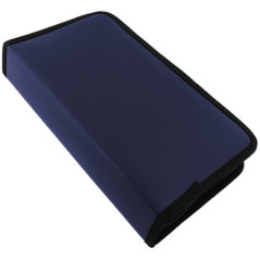 AG428B Fodral för 80 CD/DVD-skivor blå