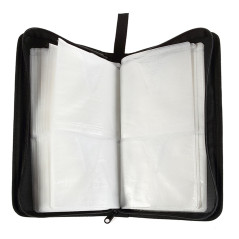 AG428B Fodral för 80 CD/DVD-skivor blå