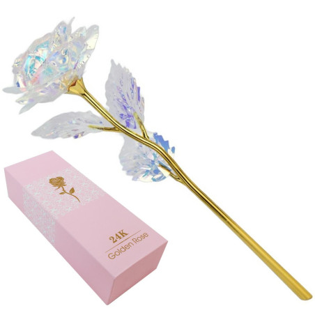 AG774A Guldrosa present regnbåge