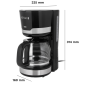 Kaffebryggare med droppsystem 1,5L AROMA 100