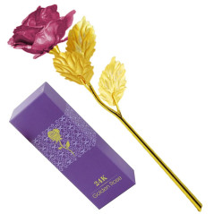 AG774C Gyllene ros present lila