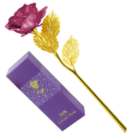 AG774C Gyllene ros present lila