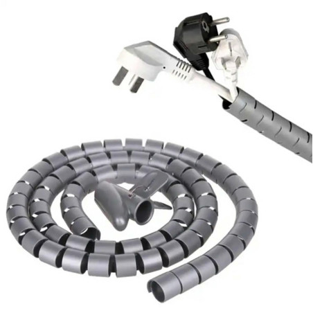 42-126- Kabelarrangör kabelmask 2m grå