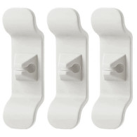AG874A Kabelorganisatorklämma vit