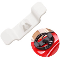 AG874A Uchwyt organizer do kabli biały