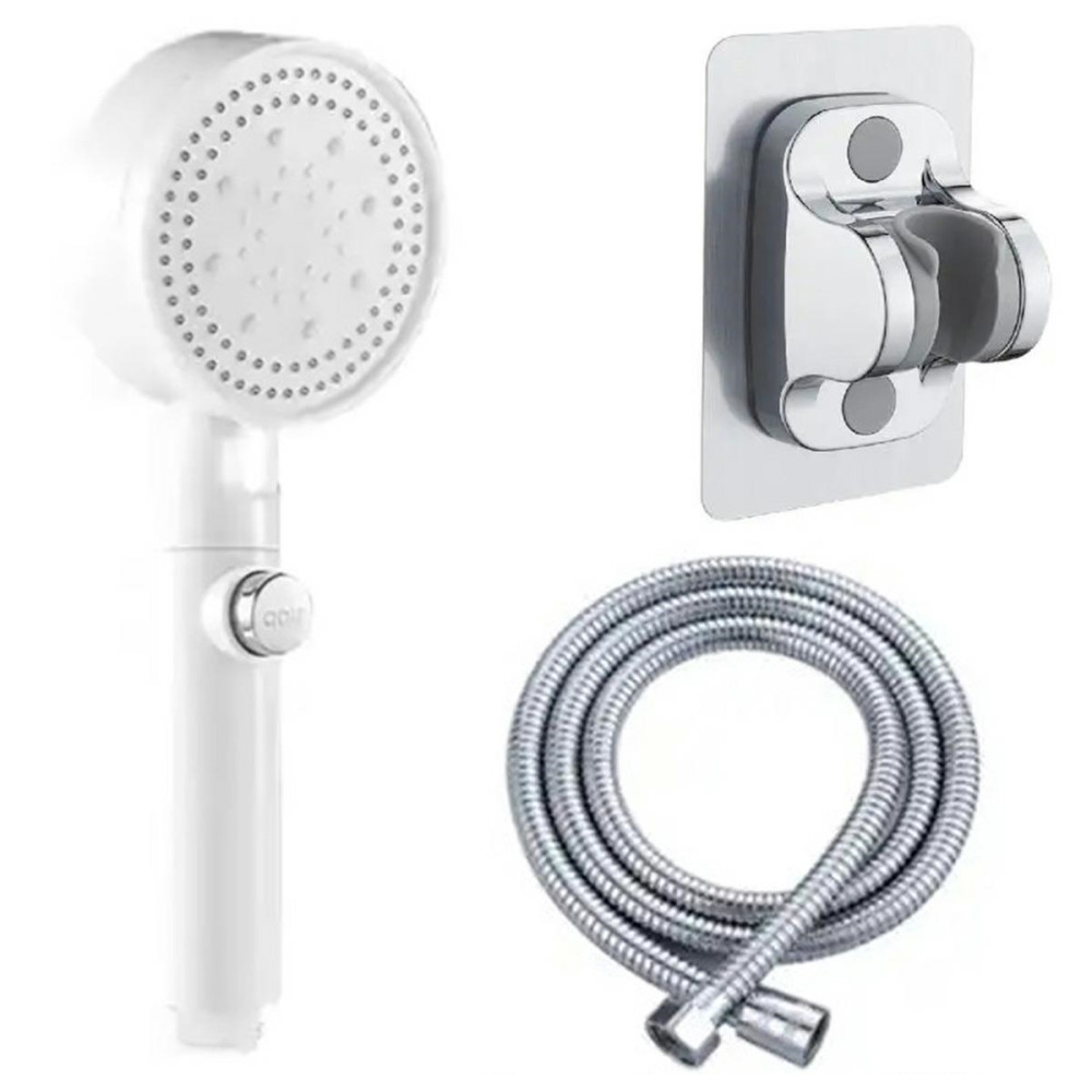 AG894C Duschset vit 3 delar. AG894C Duschset vit 3 delar.