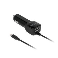 Bil laddare M-Life för Apple iPhone, iPad + USB 2100 mA