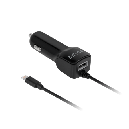 Bil laddare M-Life för Apple iPhone, iPad + USB 2100 mA
