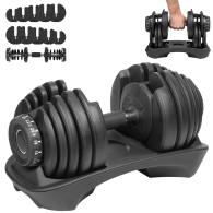 Hantel järn justerbar automat 24 kg REBEL ACTIVE