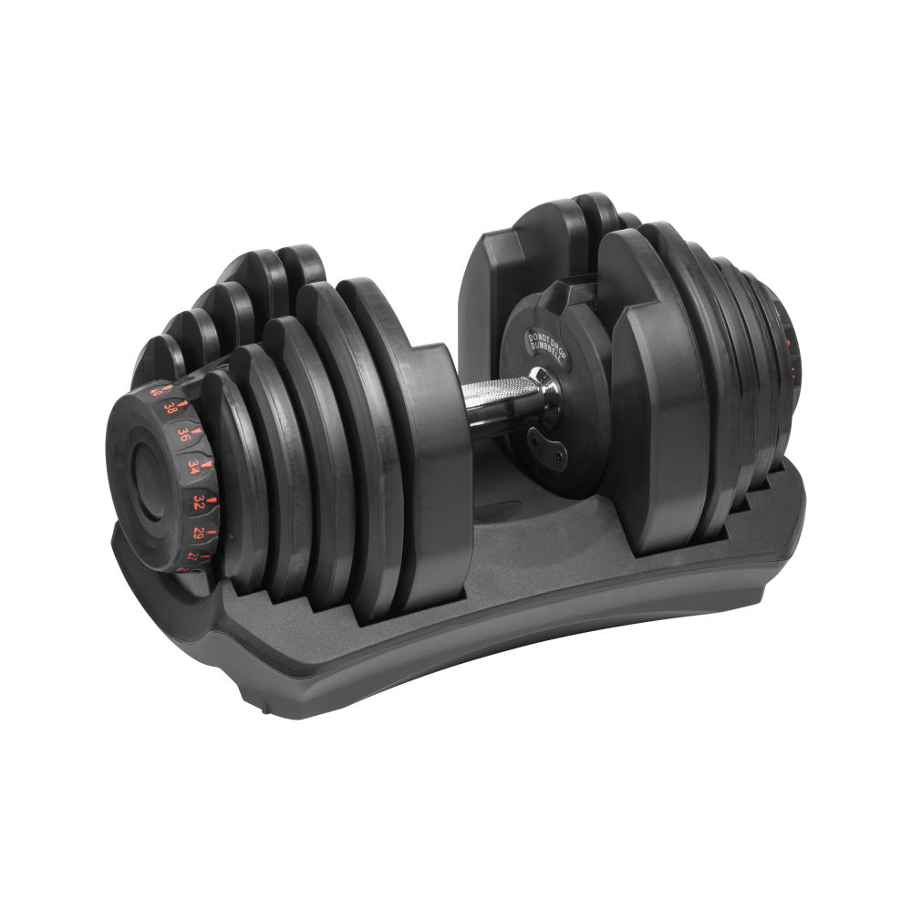 Skivstång järn justerbar automatisk 40 kg REBEL ACTIVE