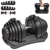 Skivstång järn justerbar automatisk 40 kg REBEL ACTIVE