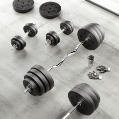 Beläggningsbelastning 4x1.25 kg-set, 31 mm hål, REBEL ACTIVE
