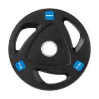 Belastning av järnolympiskt gummerat set 2x10kg, hål 51mm, REBEL ACTIVE