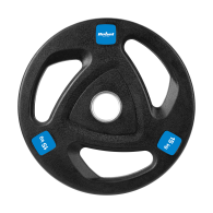 Belastad olympisk gummibeklädd järnviktsuppsättning 2x15kg, hål 51mm, REBEL ACTIVE