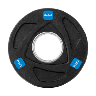 Belastning av järnolympiskt gummerat set 4x1.25kg, hål 51mm, REBEL ACTIVE.