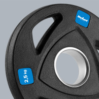 Belastning av järnolympiskt gummiförsett set 4x2.5kg, hål 51mm, REBEL ACTIVE