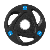 Obciążenie żeliwne olimpijskie gumowane zestaw 4x5kg, otwór 51mm , REBEL ACTIVE