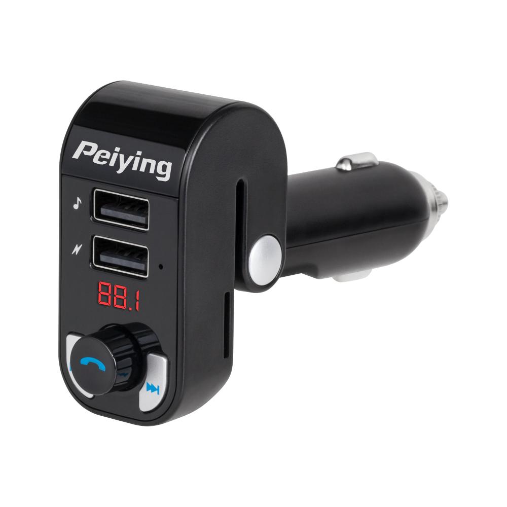 Bilöverförare med Bluetooth-funktion (2 USB-anslutningar)