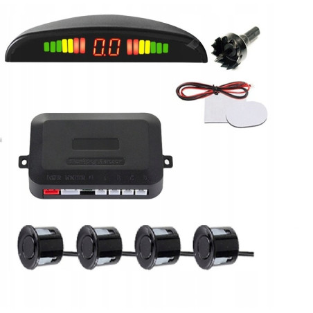 Parkeringssensorer med 4 sensorer och display