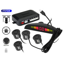 Parkeringssensorer med 4 sensorer och display