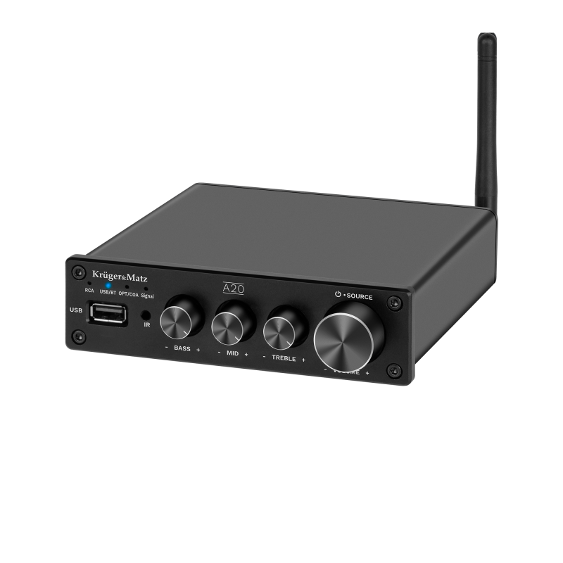 Förstärkare stereo Kruger&Matz modell A20