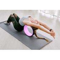 Yoga-hjul Dharma, svart-lila, REBEL ACTIVE