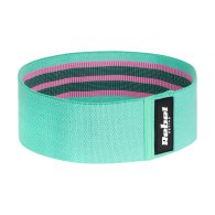 Set med materialgummiband för träning - Mini Band M, 27-55 kg, 3 materialgummiband, REBEL ACTIVE