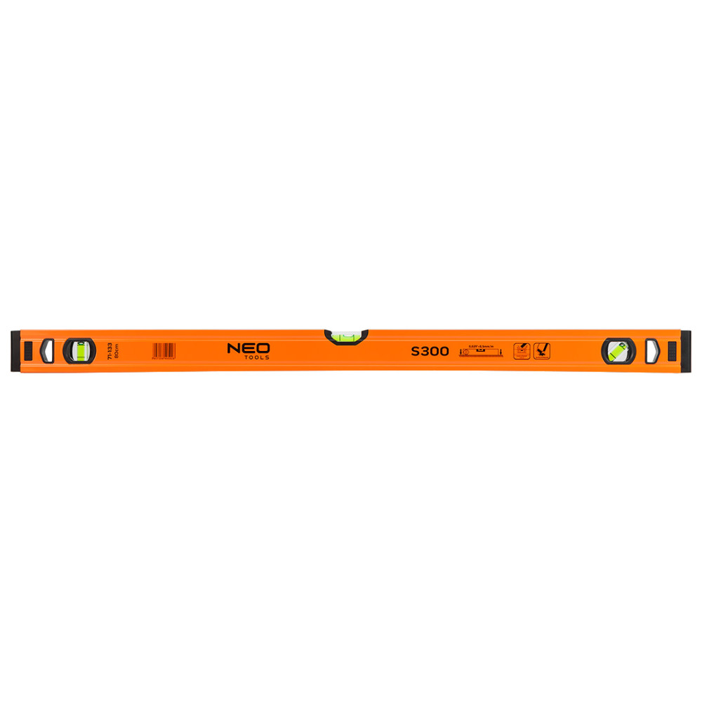 Vattenpass av aluminium S 300, 3 libeller, 80 cm Vattenpass av aluminium S 300, 3 libeller, 80 cm