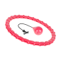 Smart Hula Hoop viktminskningshjul med knoppar och 50 cm vikt, rosa, REBEL ACTIVE