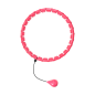 Smart Hula Hoop viktminskningshjul med knoppar och 50 cm vikt, rosa, REBEL ACTIVE