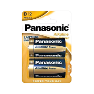Alkaliskt batteri Panasonic BRONZE LR20 2 st/fp.